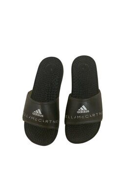 Adidas By Stella McCartney Black Adissage Pool Slides